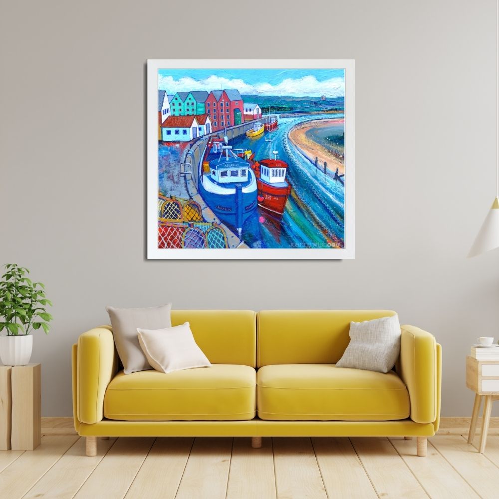 Amble Harbour | Northumberland Art Print