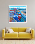 Amble Harbour | Northumberland Art Print