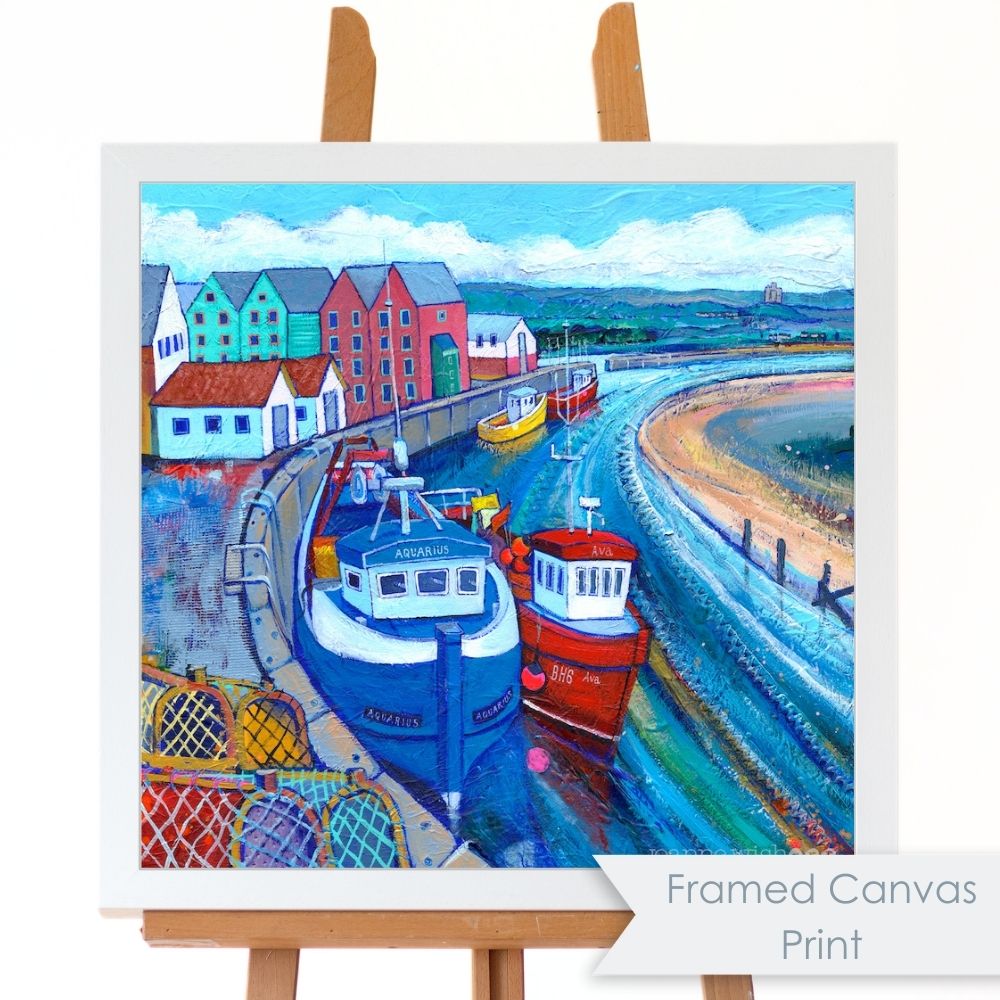 Amble Harbour | Northumberland Art Print