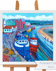 Amble Harbour | Northumberland Art Print