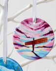 Angel of the North - Ceramic Tree Decoration