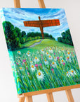 Angel of the North in Bloom | Art Print