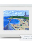 Beach Days at Cullercoats | Art Print