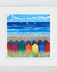 Beach Huts at Saltburn | Art Print