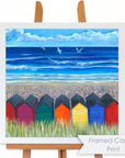 Beach Huts at Saltburn | Art Print