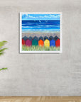 Beach Huts at Saltburn | Art Print