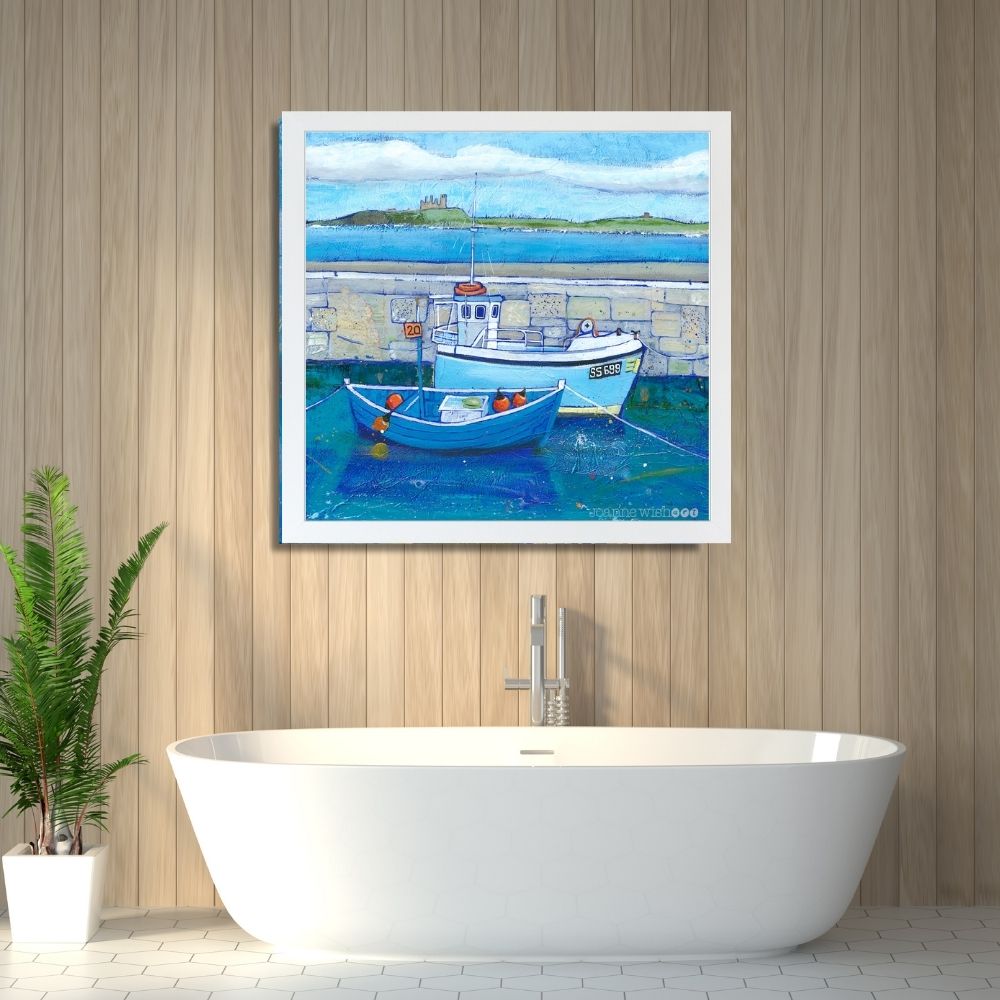 Beadnell Boats | Art Print