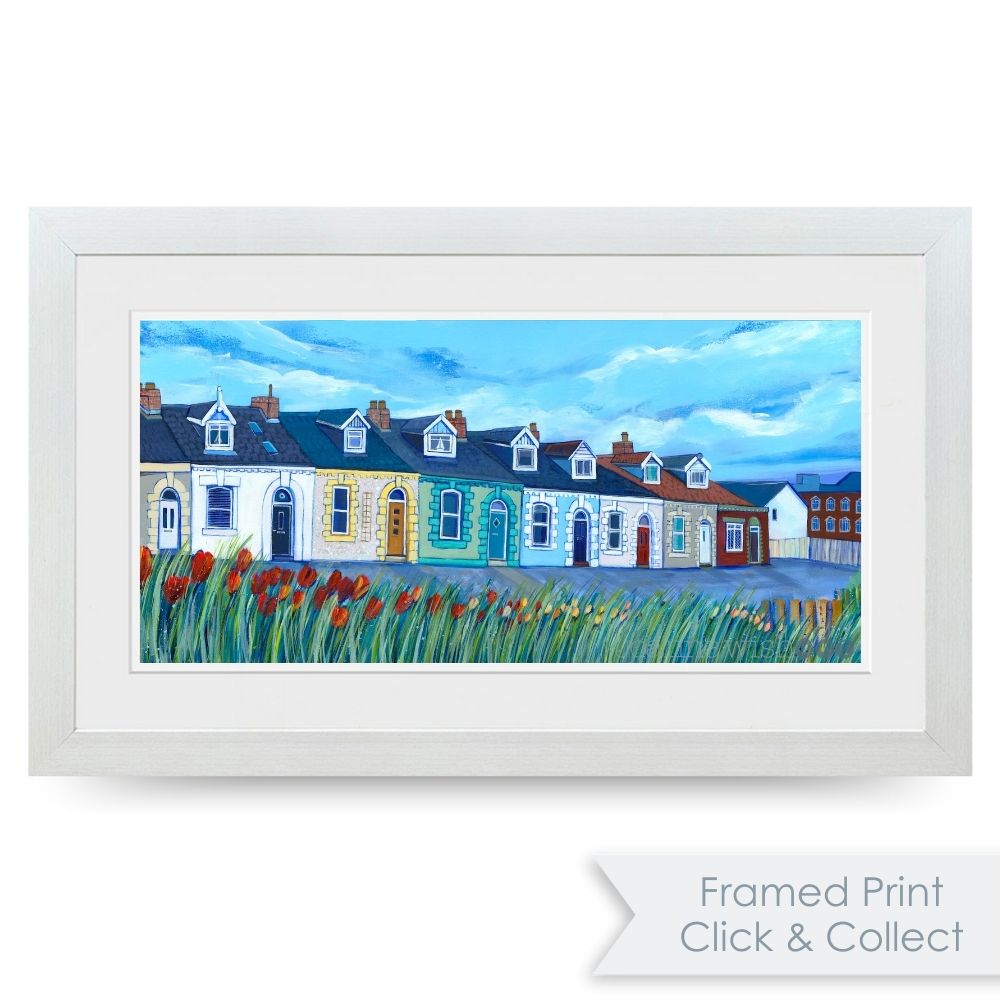 Blue Sky over Simpson Street Art Print