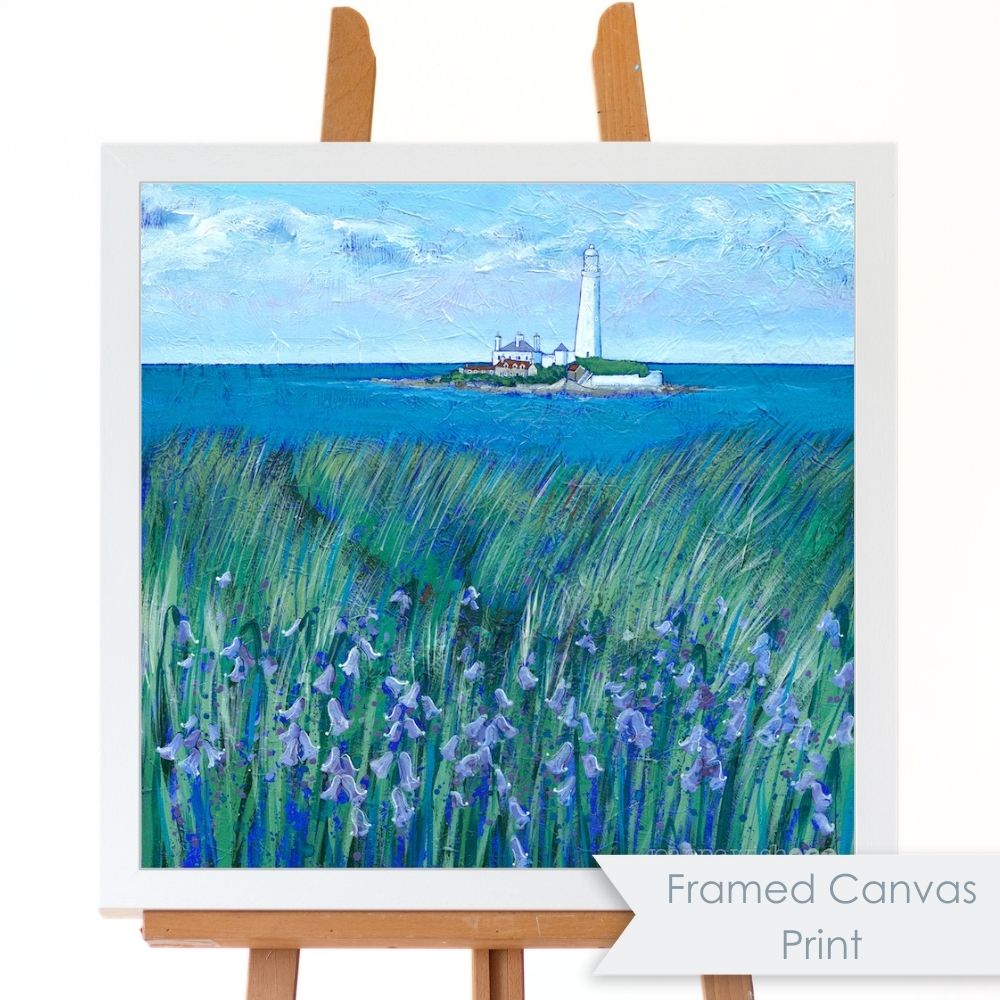 Bluebells at St Mary’s Island | Art Print