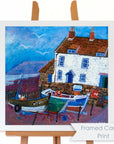 Boats In The Bay: Robin Hood's Bay | Art Print