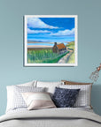 Coastal Path to Budle Bay | Art Print