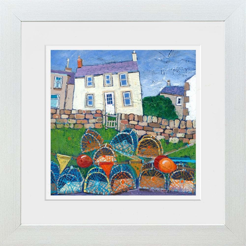 Craster Lobster Pots | Art Print