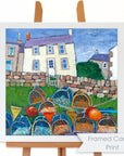 Craster Lobster Pots | Art Print