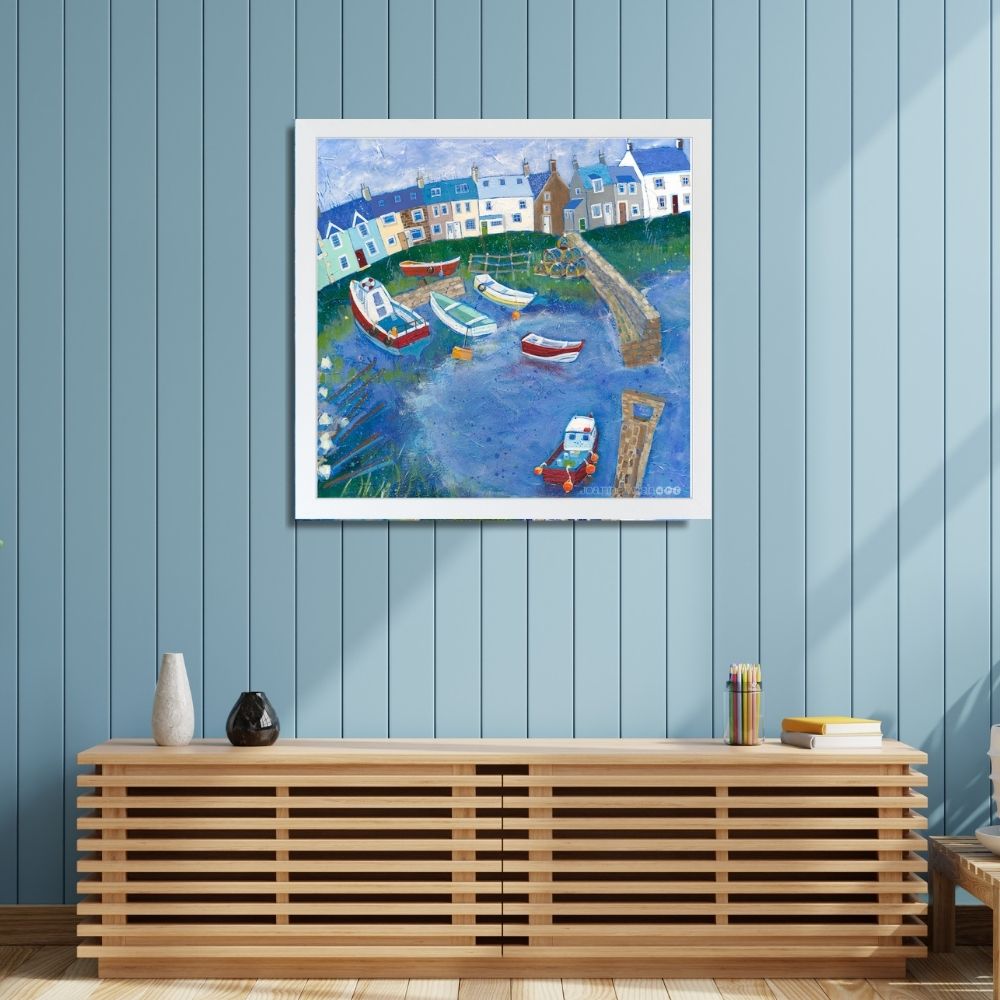 Craster Harbour | Art Print