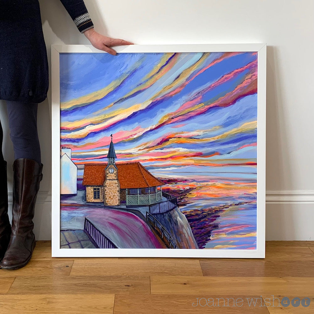 Cullercoats Watch House | Original Painting | Joanne Wishart