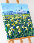 Daffodils at the Dome | Whitley Bay Art Print