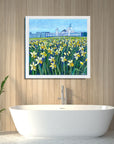 Daffodils at the Dome | Whitley Bay Art Print