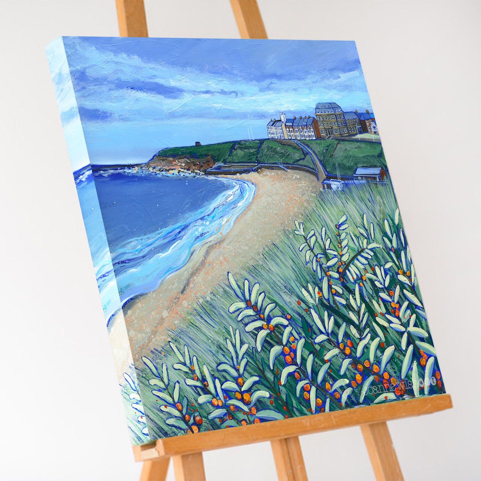 Winter Berries Tynemouth Longsands | Art Print