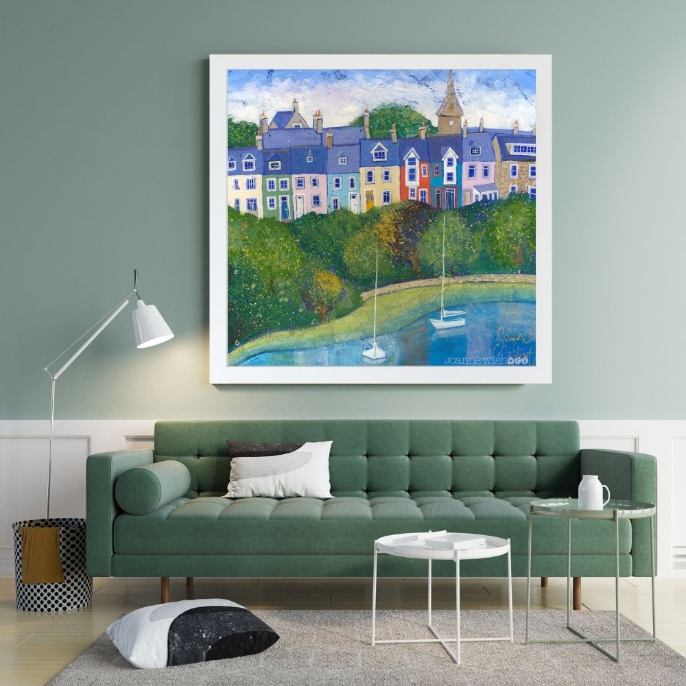 Lovaine Terrace Alnmouth | Art Print