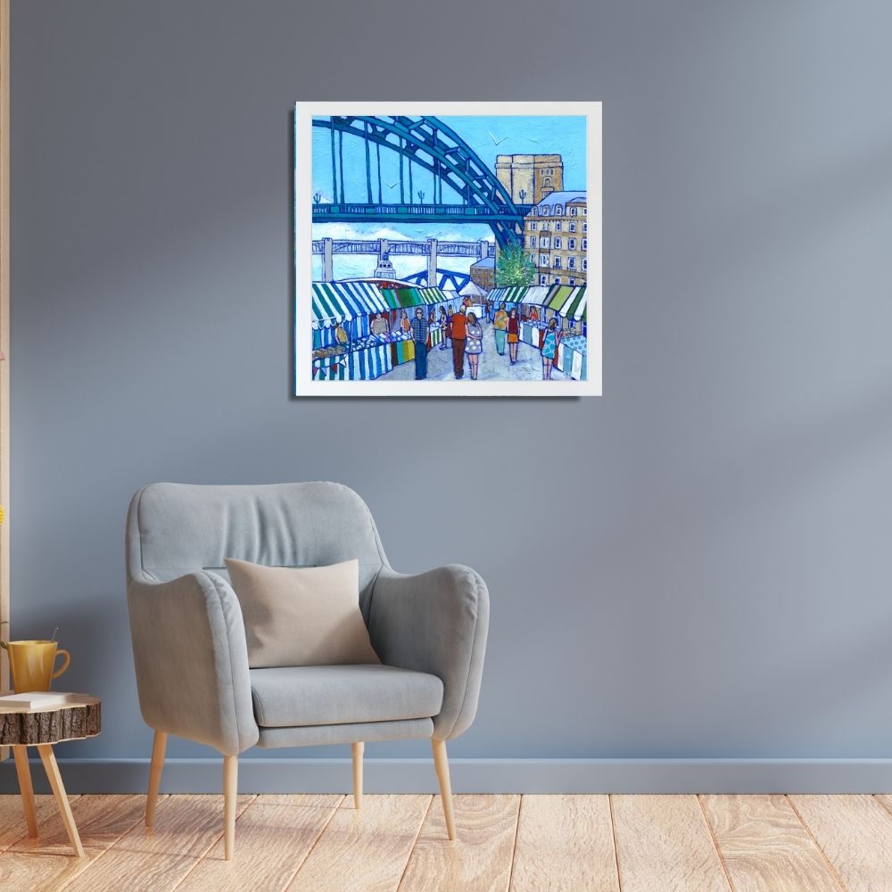 Newcastle Quayside Market | Art Print