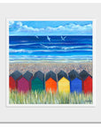 Beach Huts at Saltburn | Art Print