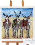 Seaside Donkey Art Print