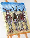 Seaside Donkey Art Print