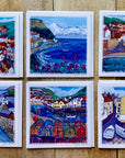 Set of 6 North Yorkshire Coast Greetings Cards