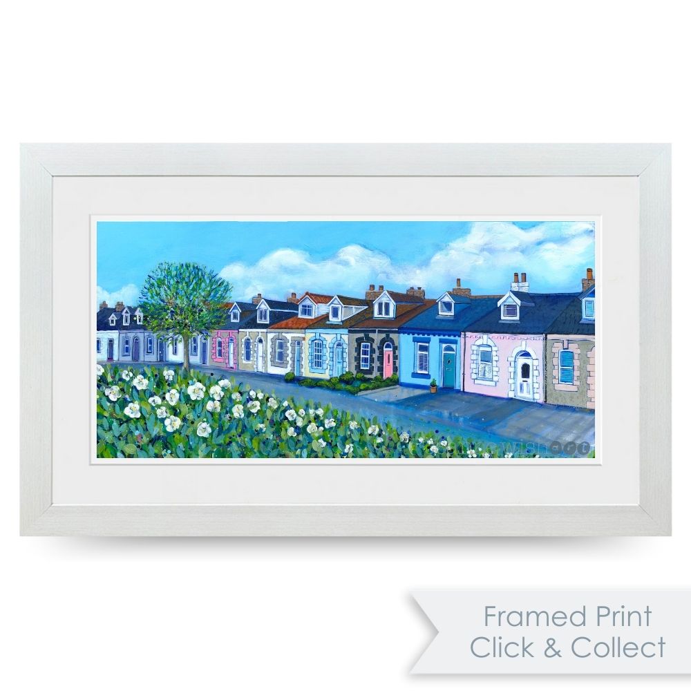 Simpson Street in Bloom Art Print