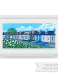 Simpson Street in Bloom Art Print