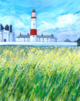 Souter Lighthouse in Spring Art Print