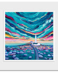 St Mary's Evening Sky - Art Print