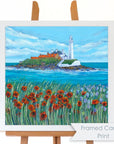 St. Mary’s Lighthouse in Bloom Art Print