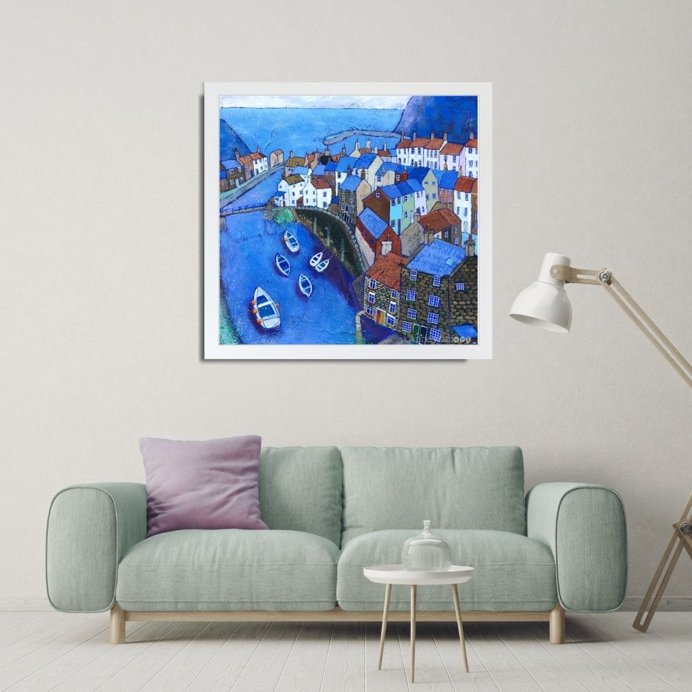 Staithes from Cowbar | Art Print