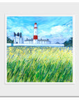 Souter Lighthouse in Spring Art Print