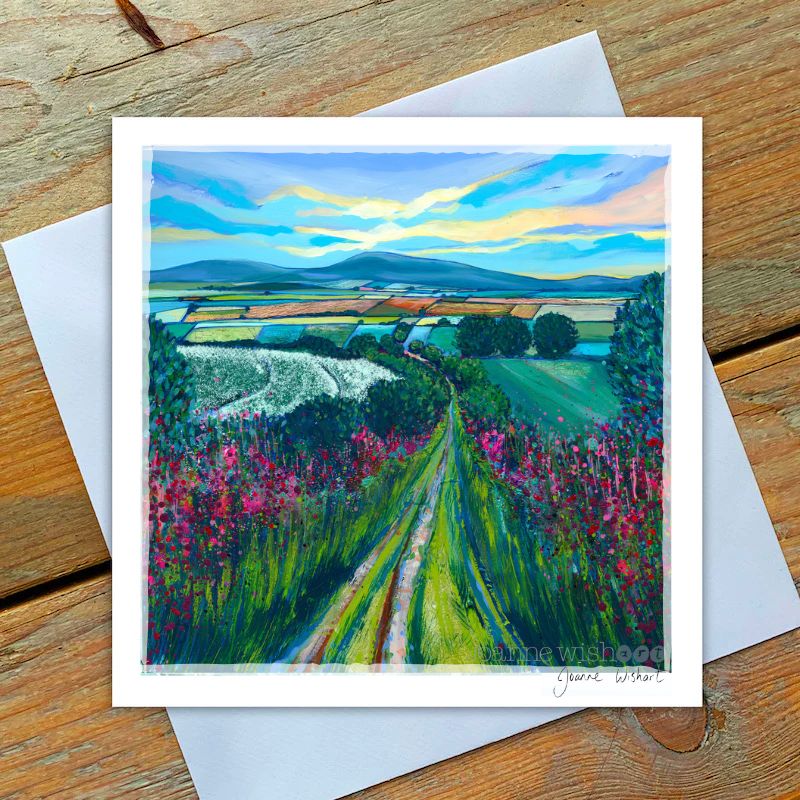 The Path from St. Cuthbert&#39;s Cave | Greetings Card