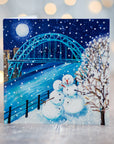 Tyne Bridge Winter Wishes (snowmen) | Christmas Card