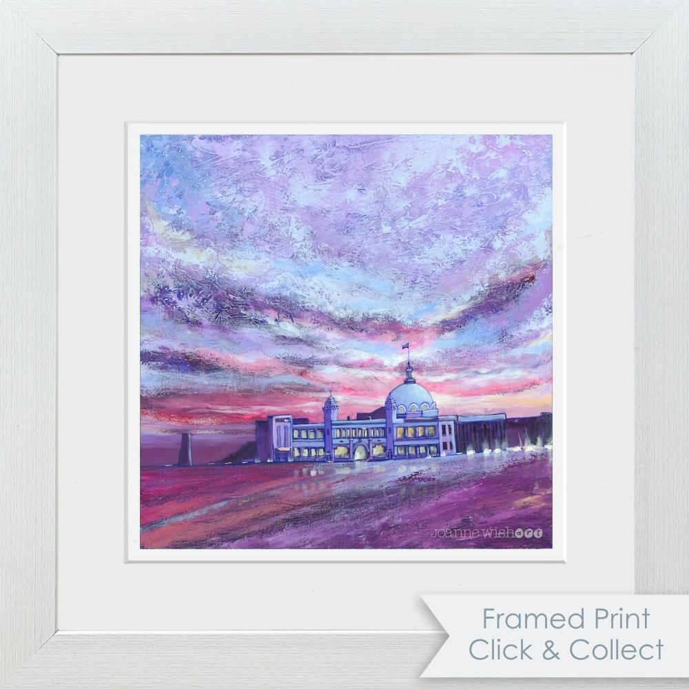 Whitley Bay Evening Spanish City | Art Print