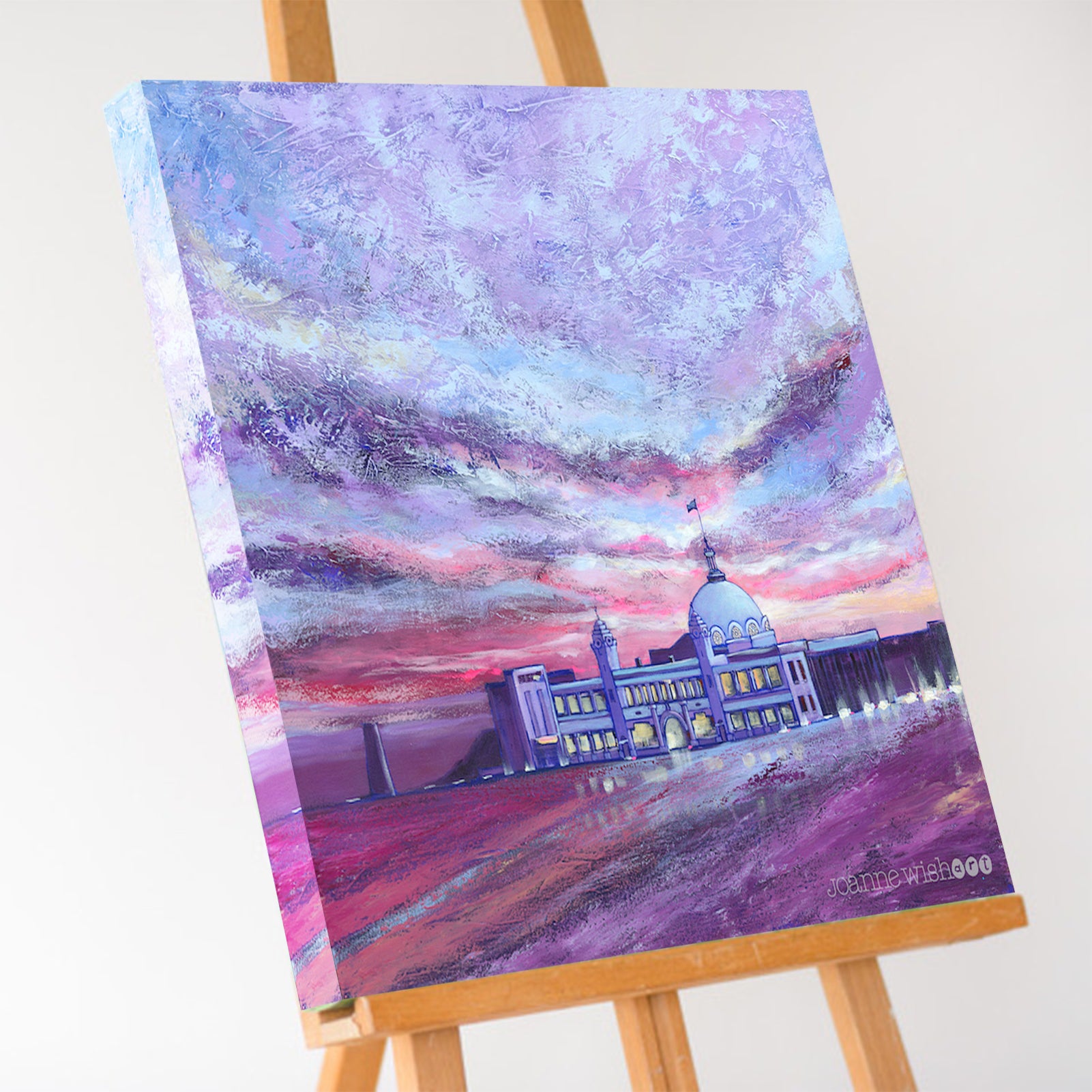 Whitley Bay Evening Spanish City | Art Print