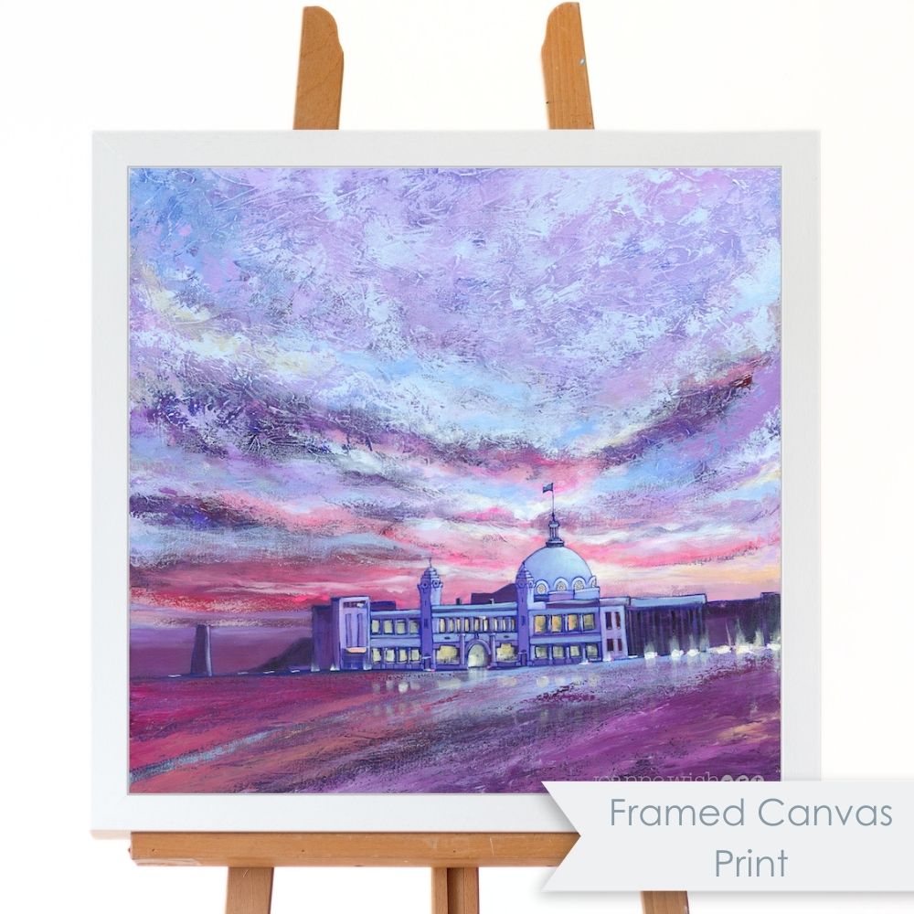 Whitley Bay Evening Spanish City | Art Print