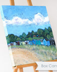 Coldingham Bay Beach Hut | Art Print