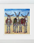 Seaside Donkey Art Print